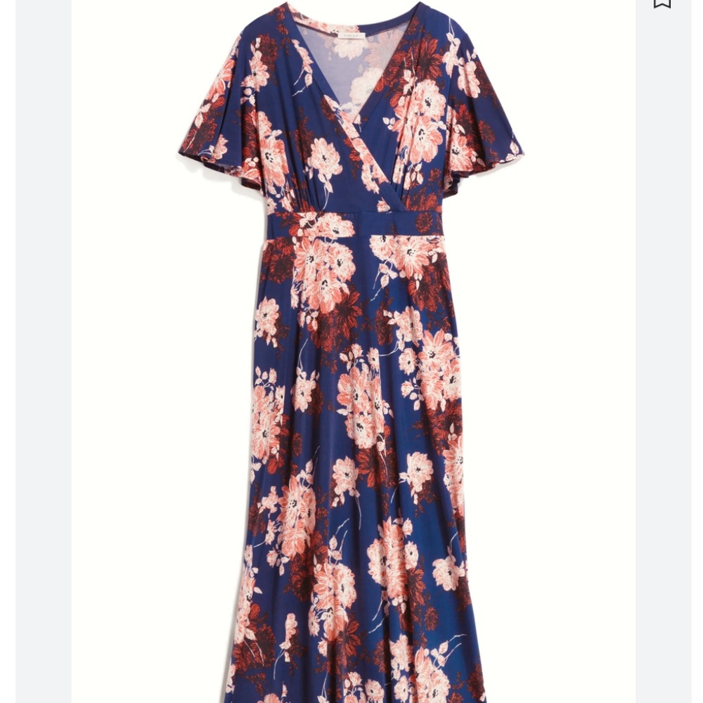 Gilli Arianna Maxi Dress Navy Floral